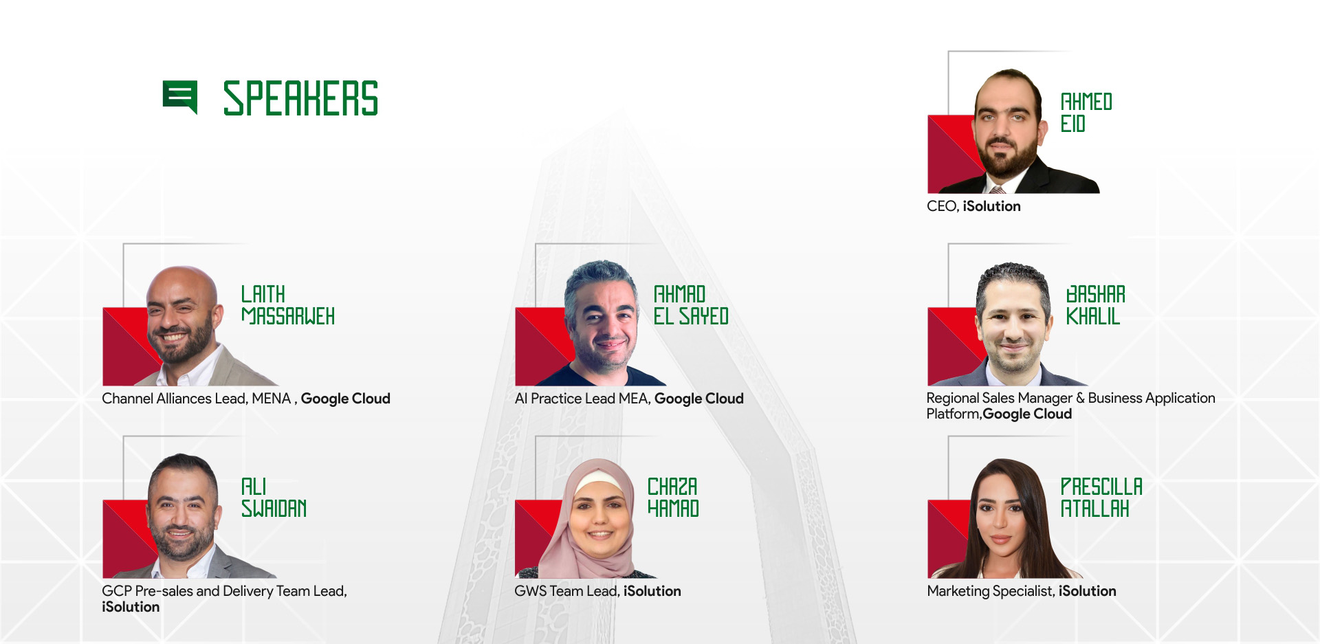 UAE 2023 - Speakers